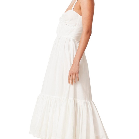 BNWT BEC & BRIDGE IVORY PUKA SHELL MIDI DRESS - SIZE 10 AU/6 US (RRP $300) - Picture 3 of 4